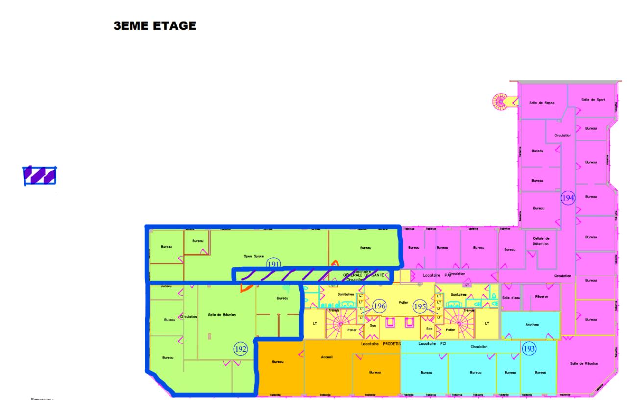 Bureau Cergy 1887m² Location bureau Cergy Val-d'Oise OLBUR2310795 30